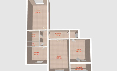 Купить 3-комнатную квартиру, Минск, Колесникова ул., 6 (Фрунзенский район). Фото 26