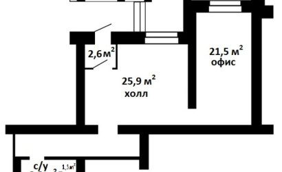 Продажа офиса, Брест, ул. Сергея Смирнова писателя,  64.3 кв.м.. Фото 2