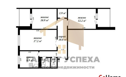 Купить 3-комнатную квартиру, Брест, ул. Суворова, д. . Фото 20