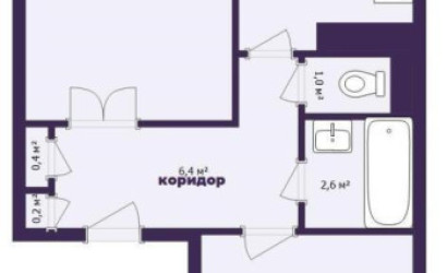 Купить 2-комнатную квартиру, Вилейка, Чапаева ул., 72. Фото 22