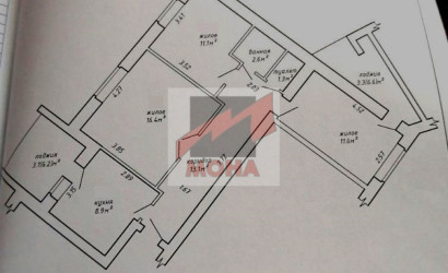 Купить 3-комнатную квартиру, Брест, ул. Речицкая, д. . Фото 6