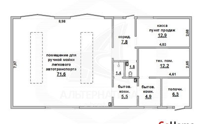 Продажа помещения под сто, Брест, Задворцы,  267.1 кв.м.. Фото 1