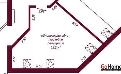 Продажа офиса, Гродно, Космонавтов, 9, 43.5 кв.м.. Фото 8