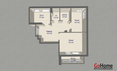 Купить 2-комнатную квартиру, Минск, просп. газеты Правда, д. 9а (Московский район). Фото 20