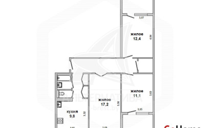 Купить 3-комнатную квартиру, Брест, Центр, ул. МОПРа. Фото 20