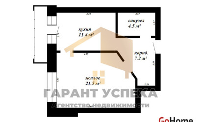 Снять 1-комнатную квартиру, Брест, ул. Маяковского. Фото 9