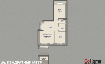Купить 3-комнатную квартиру, Минск, Нововиленская ул., 53(Центральный район). Фото 2
