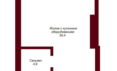Купить 1-комнатную квартиру, Брест, ул. Фомина, д. . Фото 7