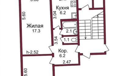 Купить 2-комнатную квартиру, Гродно, Строителей, 10. Фото 16