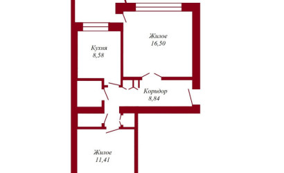 Купить 2-комнатную квартиру, Пинск, Центральная, 10. Фото 8