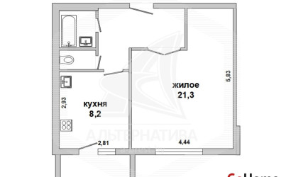 Купить 1-комнатную квартиру, Брест, Речица, ул. Адамковская. Фото 41