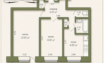 Купить 2-комнатную квартиру, Минск, Ташкентская ул., 26/4 (Заводской район). Фото 15
