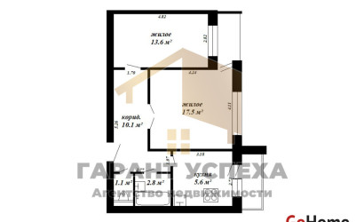 Купить 2-комнатную квартиру, Брест, ул. Янки Купалы. Фото 15