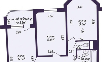 Купить 2-комнатную квартиру, Минск, Космонавтов ул., 16(Московский район). Фото 19