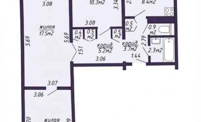 Купить 3-комнатную квартиру, Минск, Лынькова ул., 7 (Фрунзенский район). Фото 2