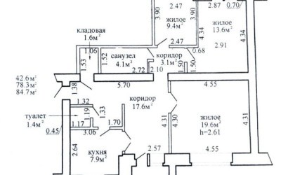 Купить 3-комнатную квартиру, Полоцк, Шенягина ул., 3. Фото 22