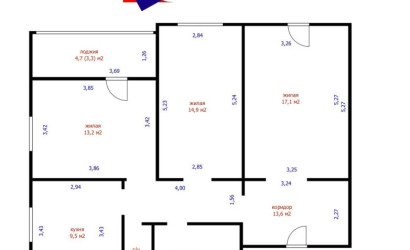 Купить 3-комнатную квартиру, Минск, Одесская ул., 20/б (Заводской район). Фото 18