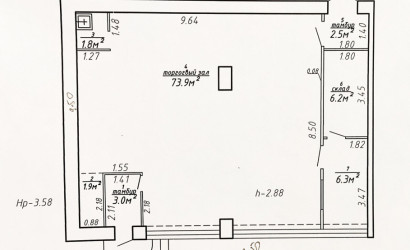 Продажа торгового помещения, Полоцк, Урицкого ул., 16/В, 141.2 кв.м.. Фото 12