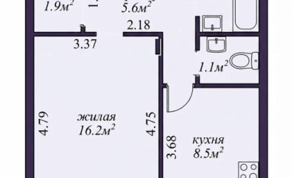 Купить 1-комнатную квартиру, Минск, Сухаревская ул., 38/1 (Фрунзенский район). Фото 10