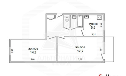 Купить 2-комнатную квартиру, Брест, Восток, ул. Советской Конституции. Фото 12