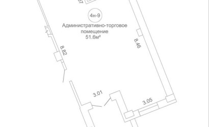Аренда торгового помещения, Минск, Жуковского ул., 2, 56.6 кв.м.. Фото 10