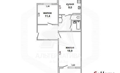 Купить 2-комнатную квартиру, Черни, , . Фото 13