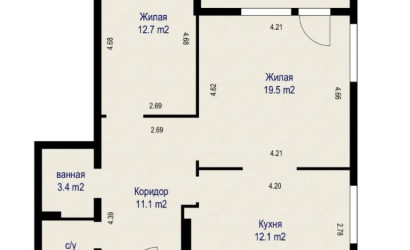Купить 2-комнатную квартиру, Минск, Скрипникова, 11 (Фрунзенский район). Фото 23