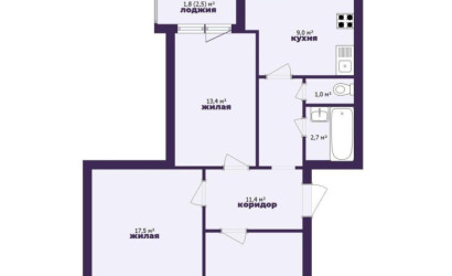 Купить 3-комнатную квартиру, Смолевичи, 50 Лет Октября ул., 15. Фото 26