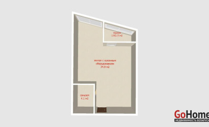 Купить 2-комнатную квартиру, Минск, Леонида Щемелёва ул., 28 (Октябрьский район). Фото 2