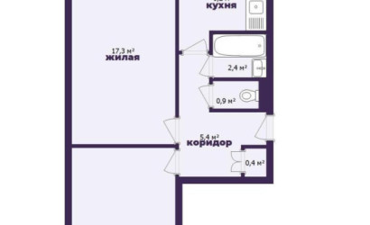 Купить 2-комнатную квартиру, Минск, Калиновского ул., 24 (Первомайский район). Фото 13