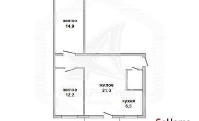Купить 3-комнатную квартиру, Брест, Центр, пр-т Машерова. Фото 21