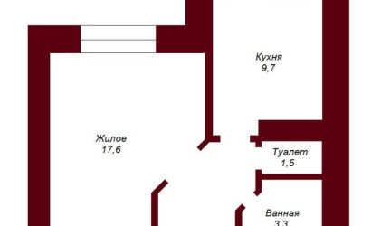Купить 1-комнатную квартиру, Брест, ул. Московская. Фото 14