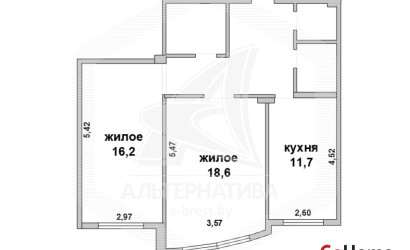 Купить 2-комнатную квартиру, Брест, Восток, ул. Стафеева. Фото 7