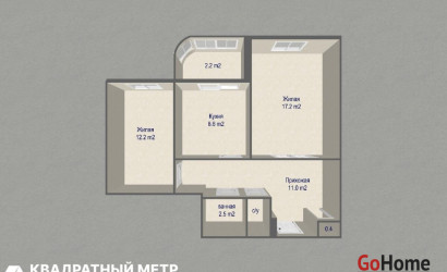 Купить 2-комнатную квартиру, Борисов, Чаловской ул., 49. Фото 19