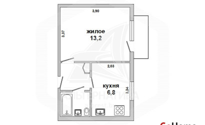 Купить 1-комнатную квартиру, Брест, Березовка, ул. Мошенского. Фото 11