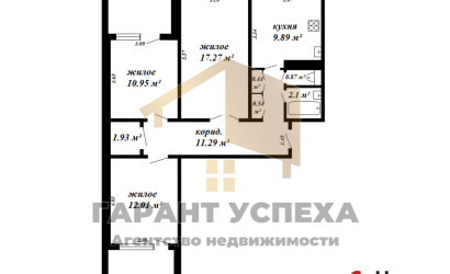 Купить 3-комнатную квартиру, Брест, ул. Кирова, д. . Фото 17