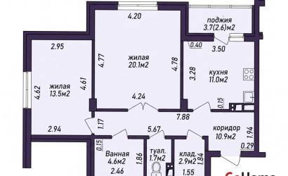 Купить 2-комнатную квартиру, Минск, Школьная ул., 16 (Фрунзенский район). Фото 25