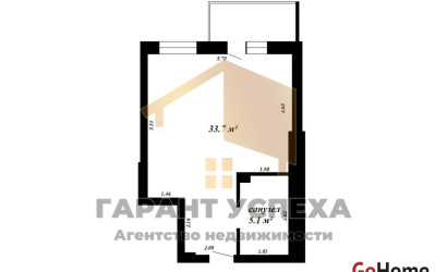 Снять 1-комнатную квартиру, Брест, ул. Папанина, д. . Фото 8