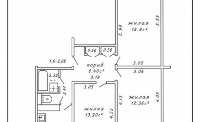 Купить 3-комнатную квартиру, Минск, ул. Нестерова, д. 68 (Заводской район). Фото 14