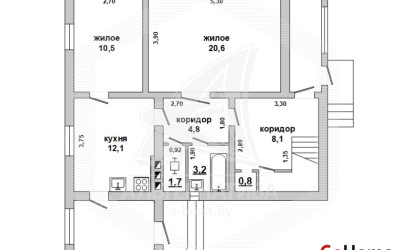 Купить дом, Кобрин, г. Кобрин, 5.09 соток. Фото 1