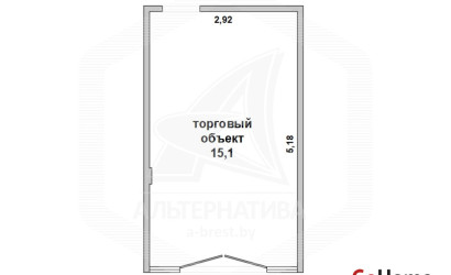 Продажа торгового помещения, Брест, Центр,  15.1 кв.м.. Фото 1