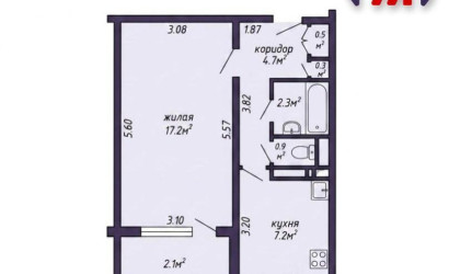 Купить 1-комнатную квартиру, Минск, Звязда газеты просп., 37(Московский район). Фото 18