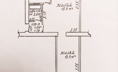 Купить 2-комнатную квартиру, Добруш, Кирова, 1. Фото 9
