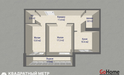 Купить 2-комнатную квартиру, Минск, ул. Ильянская, д. 4 (Центральный район). Фото 20