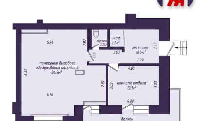 Продажа помещения, Минск, Победителей просп., 43/1, 70.6 кв.м.. Фото 9