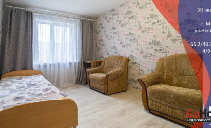 Купить 3-комнатную квартиру, Минск, Нестерова ул., 82 (Заводской район). Фото 1