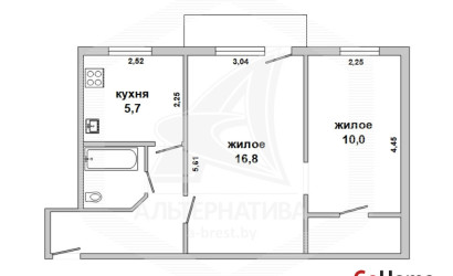 Купить 2-комнатную квартиру, Пелище, , . Фото 10