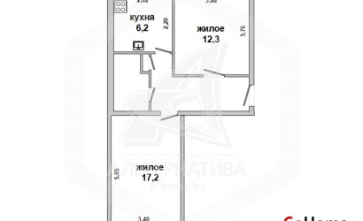 Купить 2-комнатную квартиру, Брест, Центр, ул. Советская. Фото 11