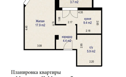 Купить 1-комнатную квартиру, Минск, ул. Павлины Меделки, д. 7 (Центральный район). Фото 20