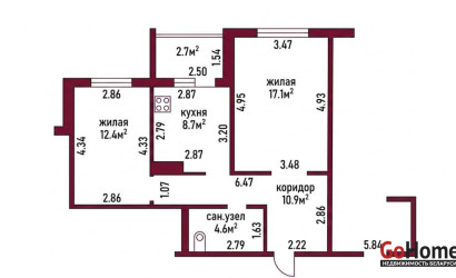 Купить 2-комнатную квартиру, Гродно, Калиновского, 50. Фото 16